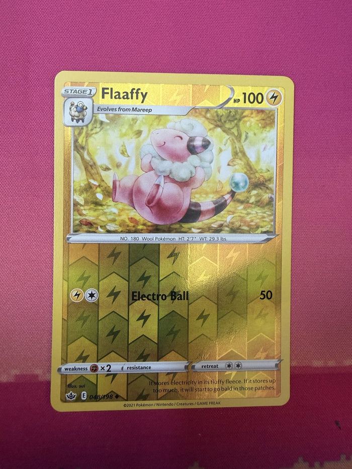 Pokemon Card Flaaffy Reverse Holo Chilling Reign 048/198 Near Mint