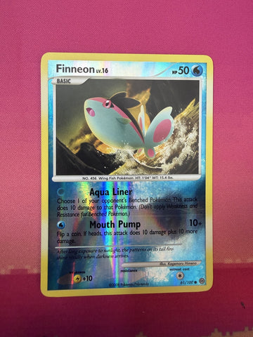 Pokemon Card Finneon Reverse Holo Stormfront 061/100 Near Mint