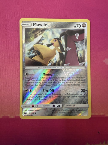 Pokemon Card Mawile Reverse Holo Celestial Storm 091/168 Near Mint