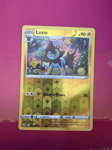 Pokemon Card Luxio Reverse Holo Fusion Strike 092/264 Near Mint
