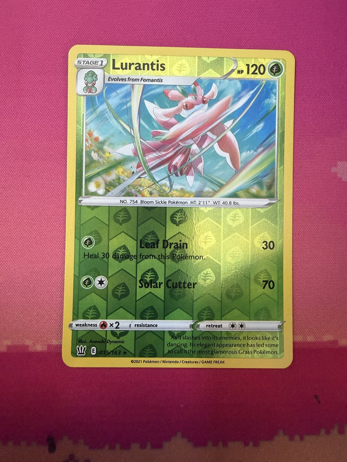 Pokemon Card Lurantis Reverse Holo Battle Styles 015/163 Near Mint