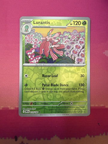 Pokemon Card Lurantis Reverse Holo Destined Rivals 014/182 Near Mint