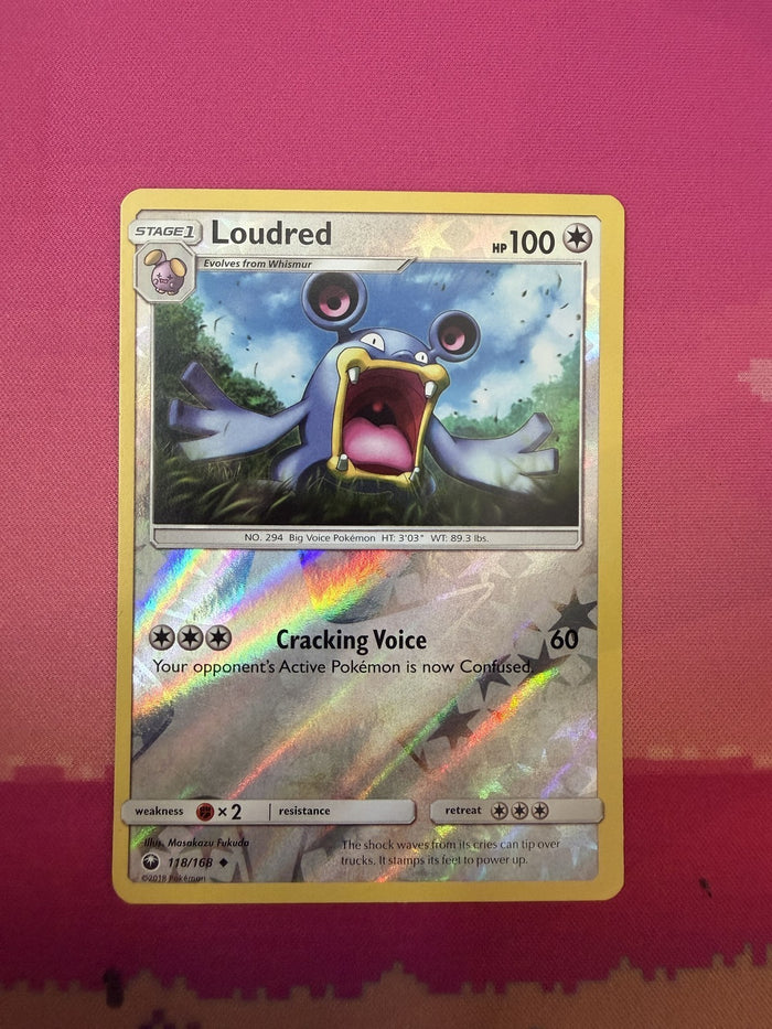 Pokemon Card Loudred Reverse Holo Celestial Storm 118/168 Near Mint