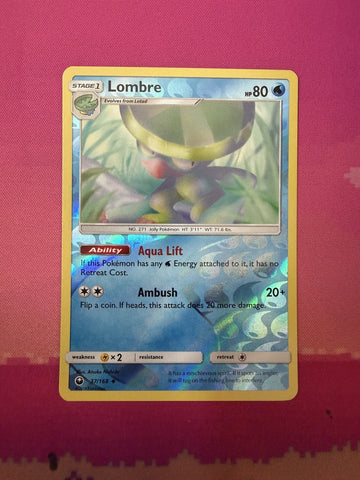 Pokemon Card Lombre Reverse Holo Celestial Storm 37/168 Near Mint