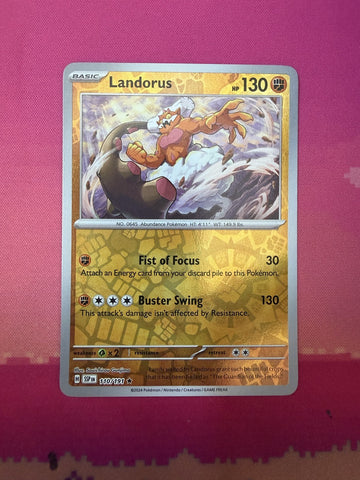Pokemon Card Landorus Reverse Holo Surging Sparks 110/191 Near Mint