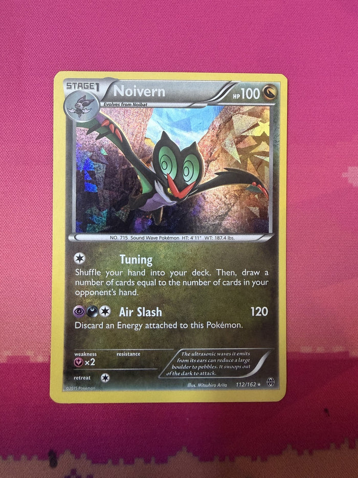 Pokemon Card Noivern Holo XY BREAKthrough Rare 112/162 Near Mint
