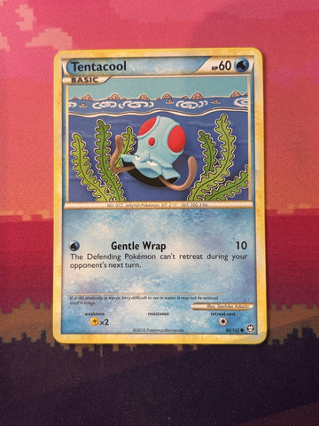Pokemon Card Tentacool Triumphant Common 80/102 Near Mint