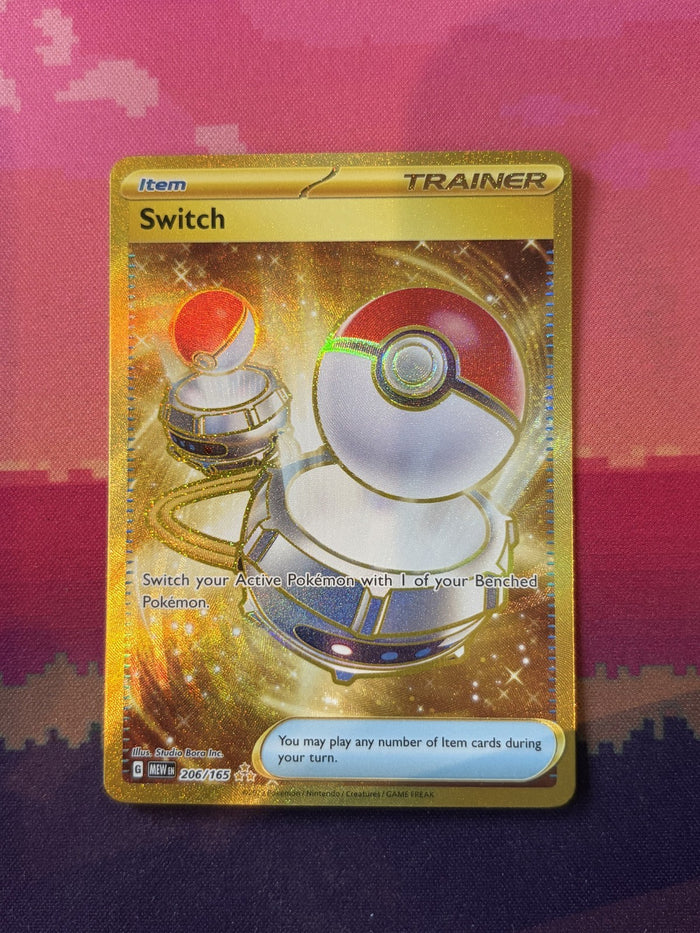 Pokemon Card Switch Pokemon 151 Hyper Rare 206/165 Near Mint