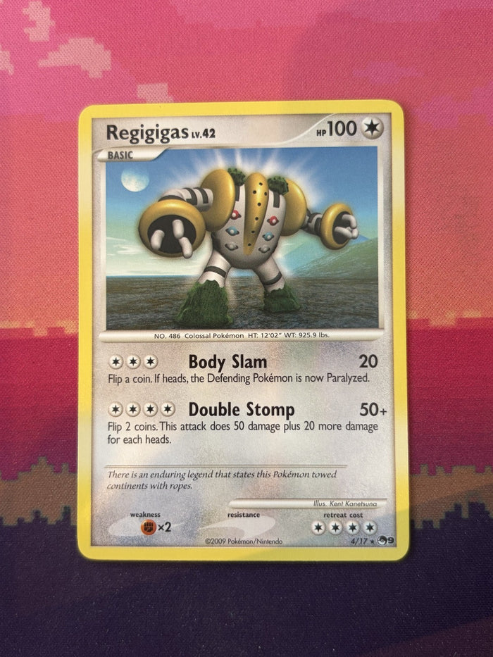 Pokemon Card Regigigas POP Series 9 Rare Holo 4/17 Near Mint