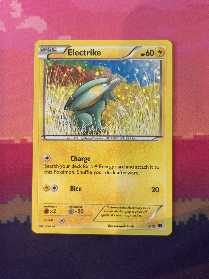 Pokemon Card Electrike McDonald's 2015 Holo 7/12 Near Mint