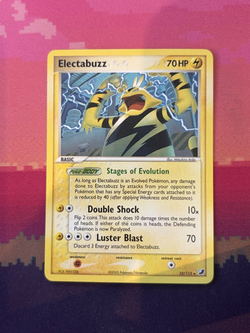 Pokemon Card Electabuzz Unseen Forces Rare 22/115 Near Mint