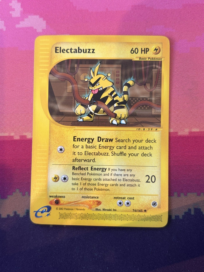 Pokemon Card Electabuzz Expedition Base Set Uncommon 76/165 Near Mint