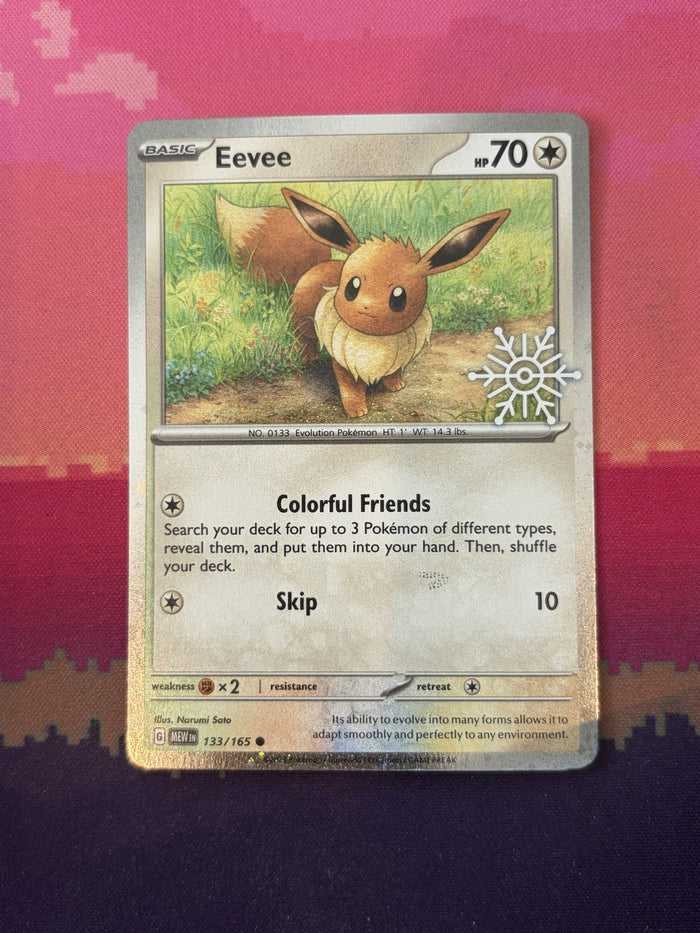 Pokemon Card Eevee Advent Calendar Promo 133/165 Near Mint