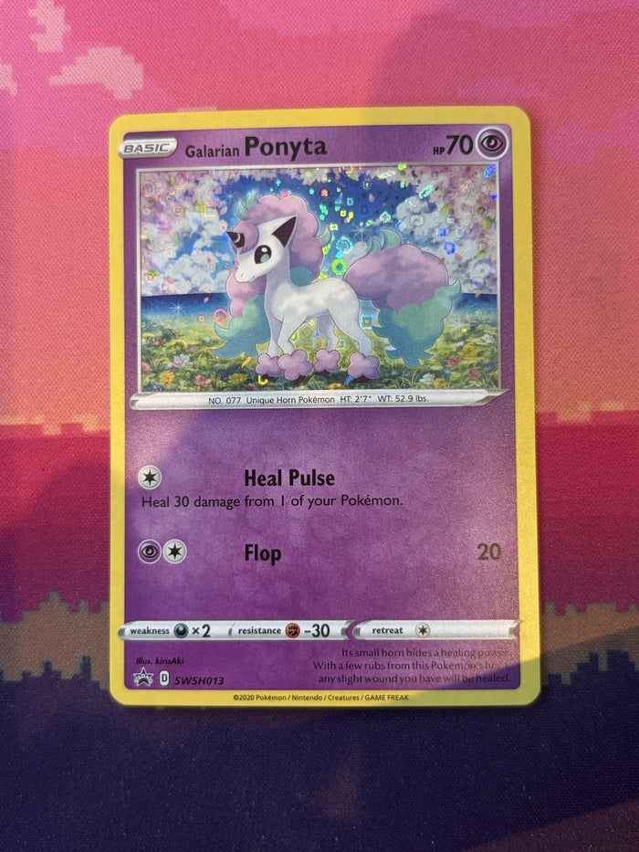 Pokemon Card Galarian Ponyta Sword & Shield Promo SWSH013 General Mills NM