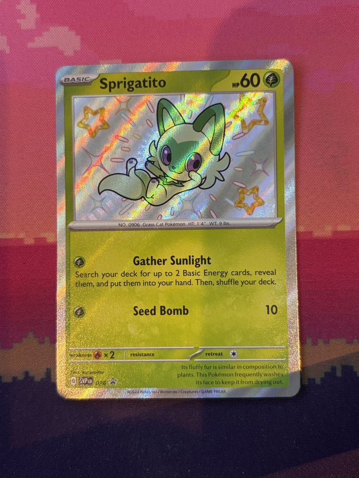 Pokemon Card Sprigatito Scarlet & Violet Promo 076 Near Mint