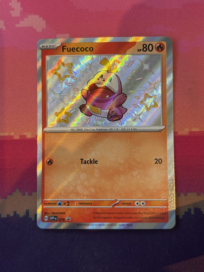 Pokemon Card Fuecoco Scarlet & Violet Promo 079 Near Mint