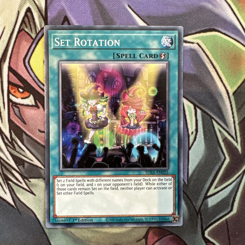 SDSA-EN025 Set Rotation Common 1st Edition NM Yugioh Card