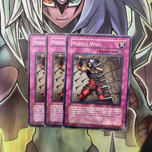 DB2-EN245 x3 Needle Wall Common Excellent Condition Yugioh