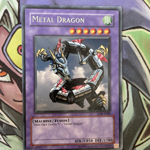 LOB-E082 Metal Dragon Rare Unlimited Edition NM Yugioh Card