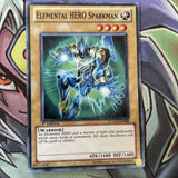 LCGX-EN006 Elemental Hero Sparkman Common 1st Edition NM Yugioh Card