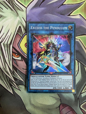 AGOV-EN045 Exceed the Pendulum Super Rare 1st Edition NM Yugioh Card