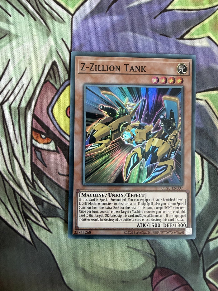 OP28-EN007 Z-Zillion Tank Super Rare UNL Edition NM Yugioh Card