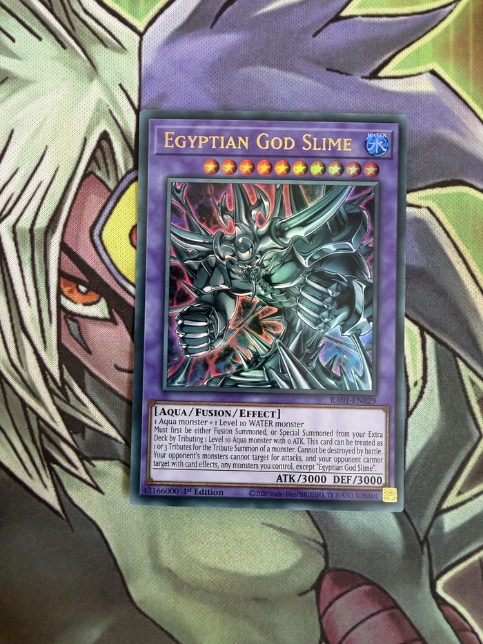 RA01-EN029 Egyptian God Slime Ultra Rare 1st Edition NM Yugioh Card
