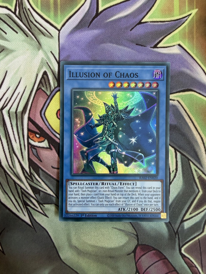 RA02-EN020 Illusion of Chaos Ultra Rare 1st Edition NM Yugioh Card