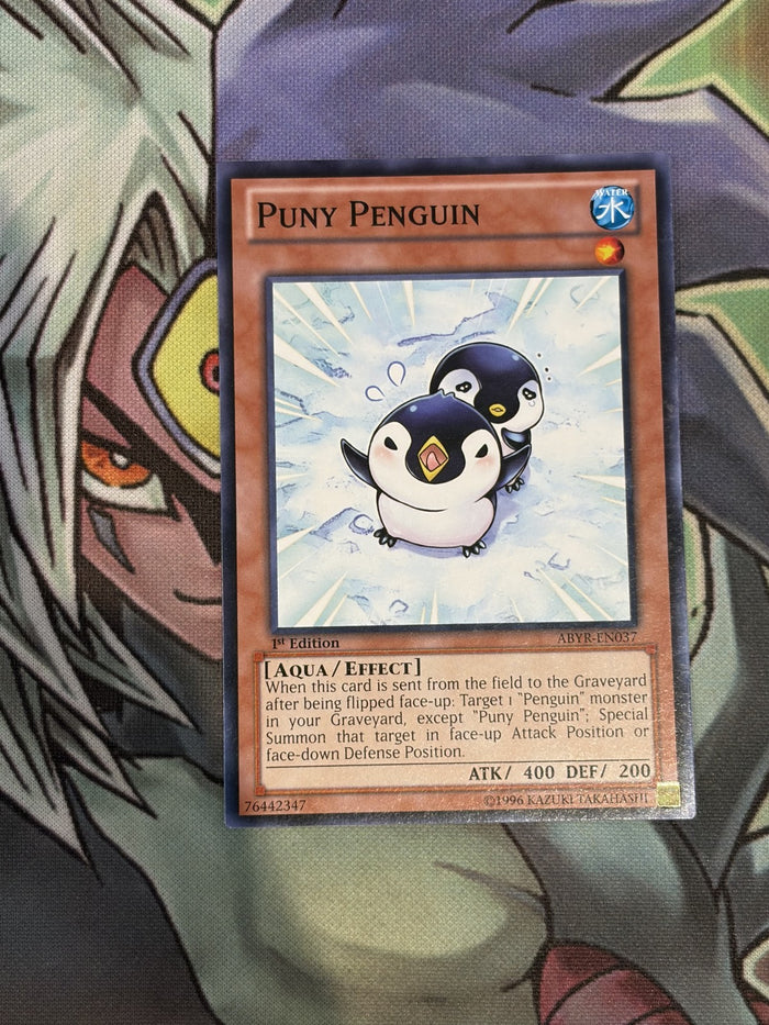 ABYR-EN037 Puny Penguin Common 1st Edition NM Yugioh Card