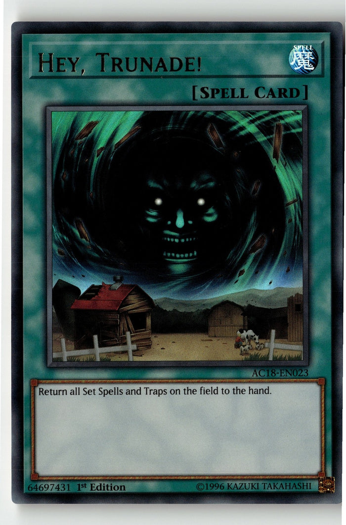 AC18-EN023 Hey, Trunade! Ultra Rare 1st Edition NM Yugioh Card