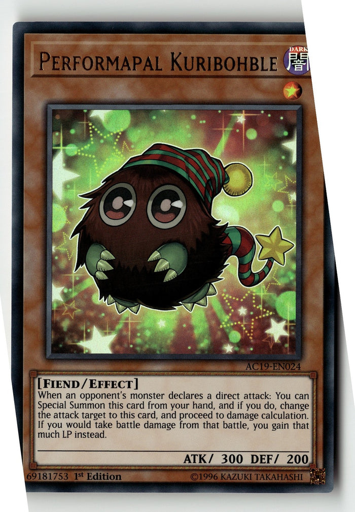 AC19-EN024 Performapal Kuribohble Ultra Rare 1st Edition NM Yugioh Card