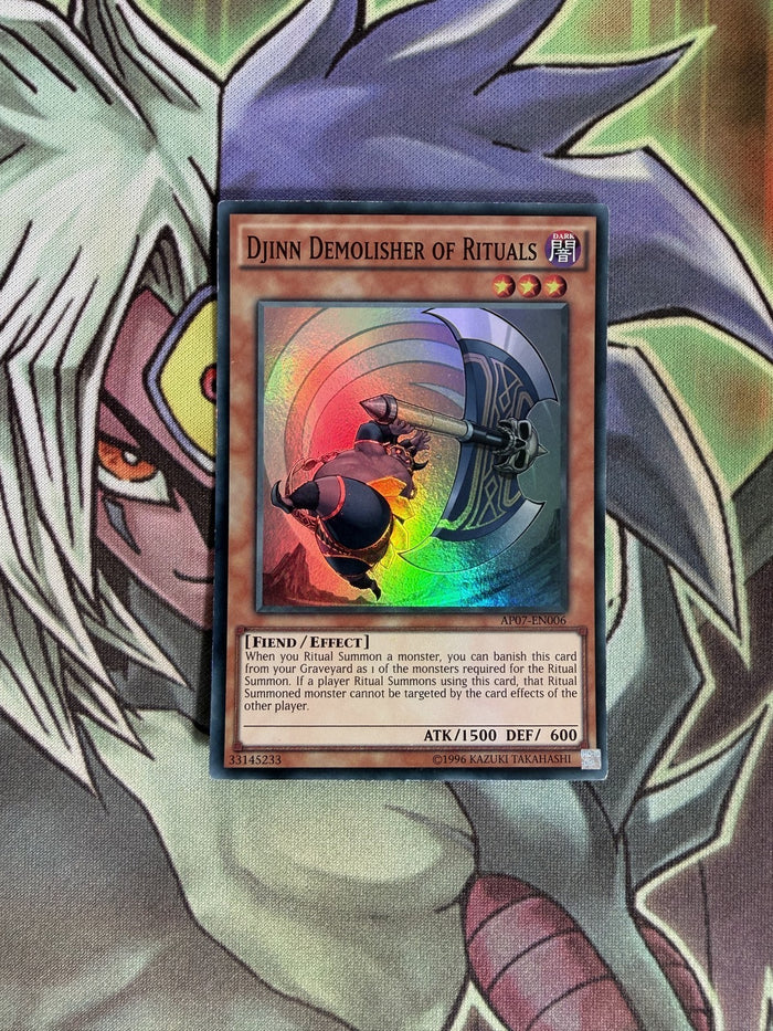 AP07-EN006 Djinn Demolisher of Rituals Super Rare UNL Edition NM Yugioh Card