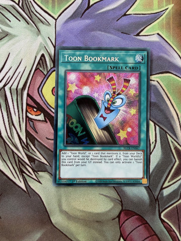 BLCR-EN067 Toon Bookmark Secret Rare 1st Edition NM Yugioh Card
