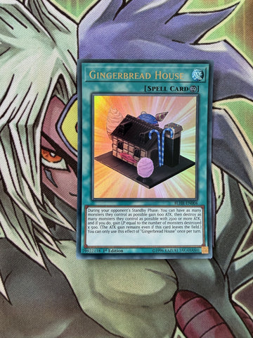 BLHR-EN004 Gingerbread House Ultra Rare 1st Edition NM Yugioh Card