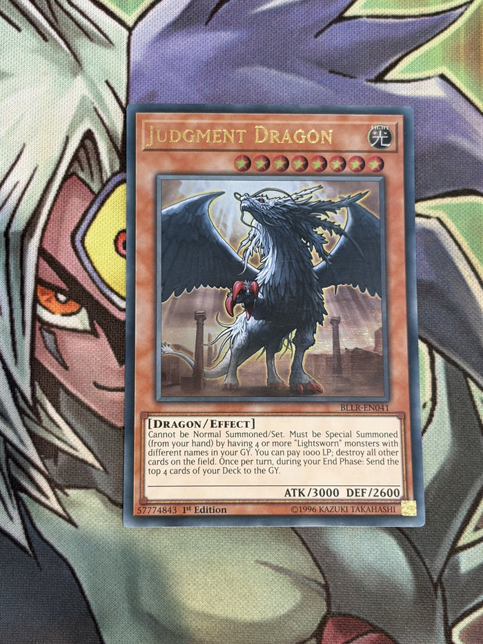 BLLR-EN041 Judgment Dragon Ultra Rare 1st Edition NM Yugioh Card