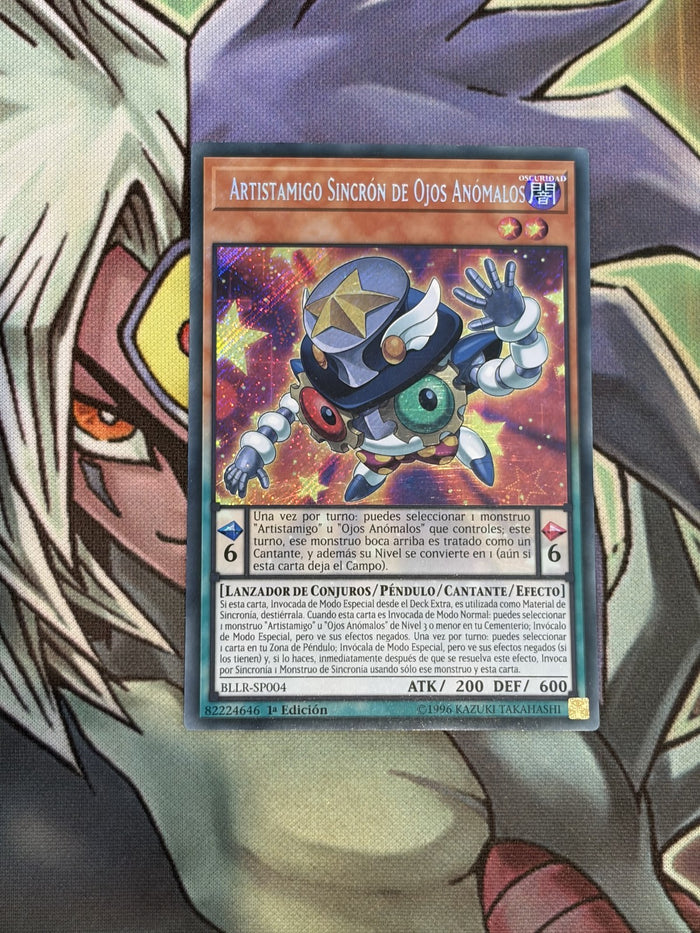 BLLR-SP004 Performapal Odd-Eyes Synchron SPANISH Secret Rare 1st Ed NM Yugioh