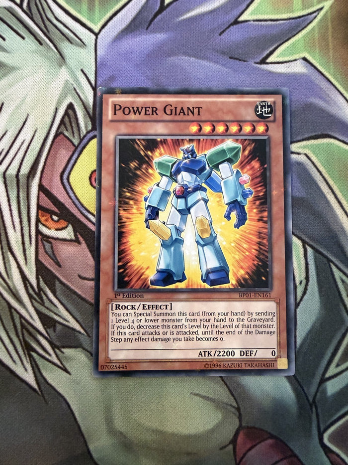 BP01-EN161 Power Giant Starfoil Rare 1st Edition NM Yugioh Card