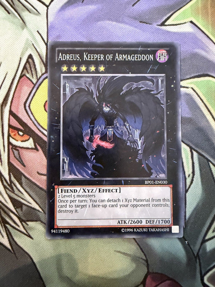 BP01-EN030 Adreus, Keeper of Armageddon Rare UNL Edition NM Yugioh Card
