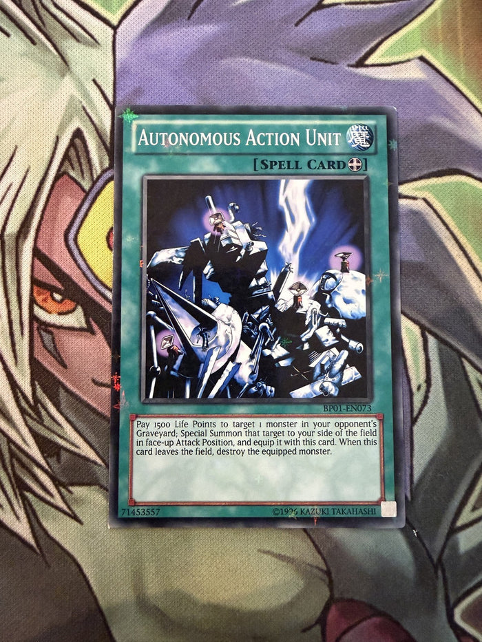BP01-EN073 Autonomous Action Unit Starfoil Rare Unlimited Edition NM Yugioh Card