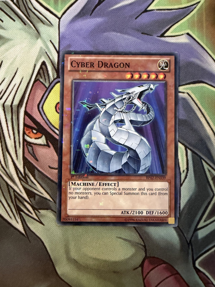 BP02-EN039 Cyber Dragon Mosaic Rare 1st Edition NM Yugioh Card