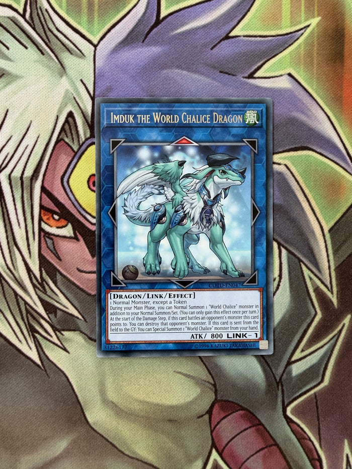 COTD-EN047 Imduk the World Chalice Dragon Rare UNL Edition NM Yugioh Card