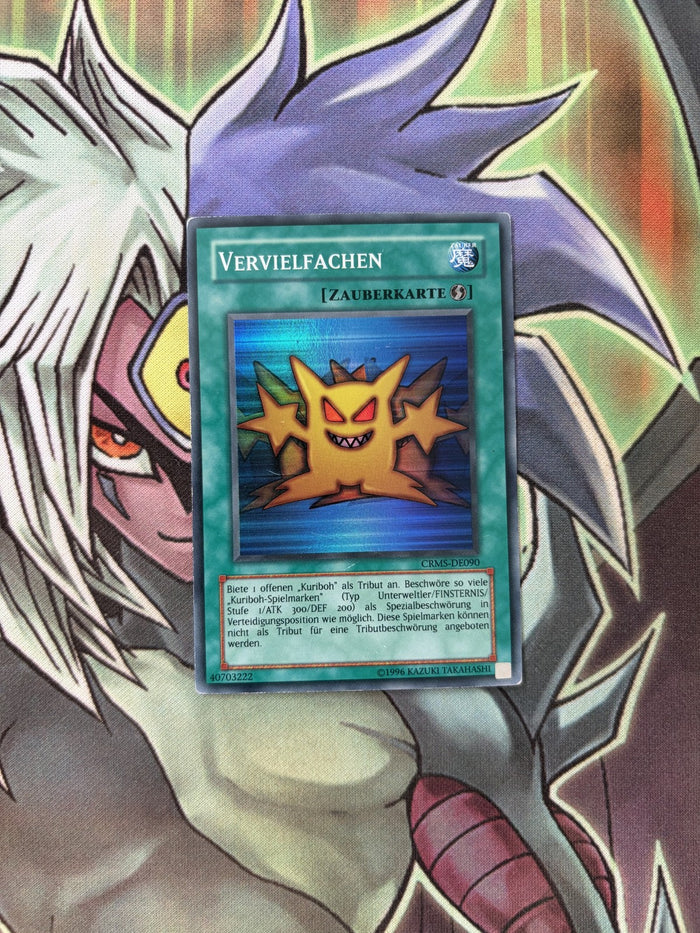CRMS-DE090 Multiply Super Rare GERMAN UNL Edition NM Yugioh Card