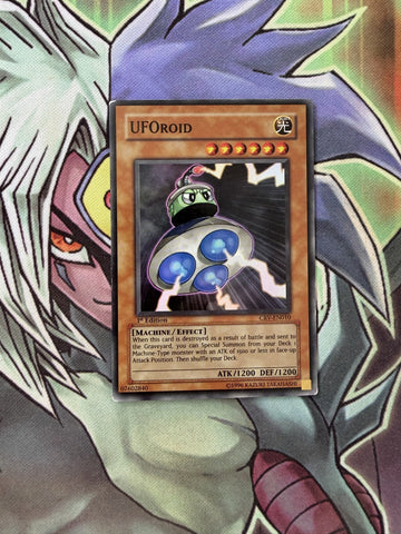 CRV-EN010 UFOroid Super Rare 1st Edition NM Yugioh Card