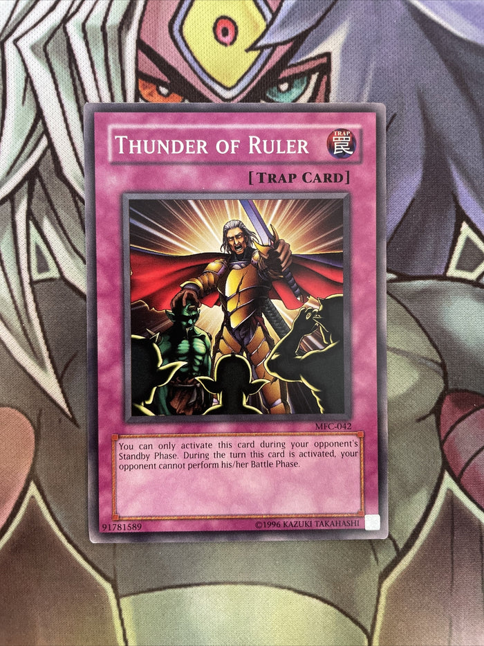 MFC-042 Thunder Of Ruler Common UNL Edition NM Yugioh