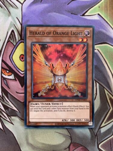 OP20-EN005 Herald Of Orange Light Super Rare Unlimited Edition NM Yugioh Card