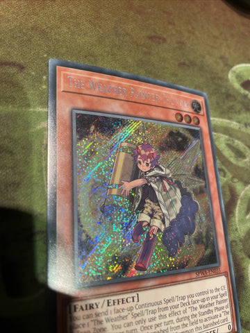 SPWA-EN033 The Weather Painter Thunder Secret Rare Yugioh Card (back)