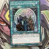 SPWA-EN013 Six Samurai United Super Rare 1st Edition NM Yugioh Card