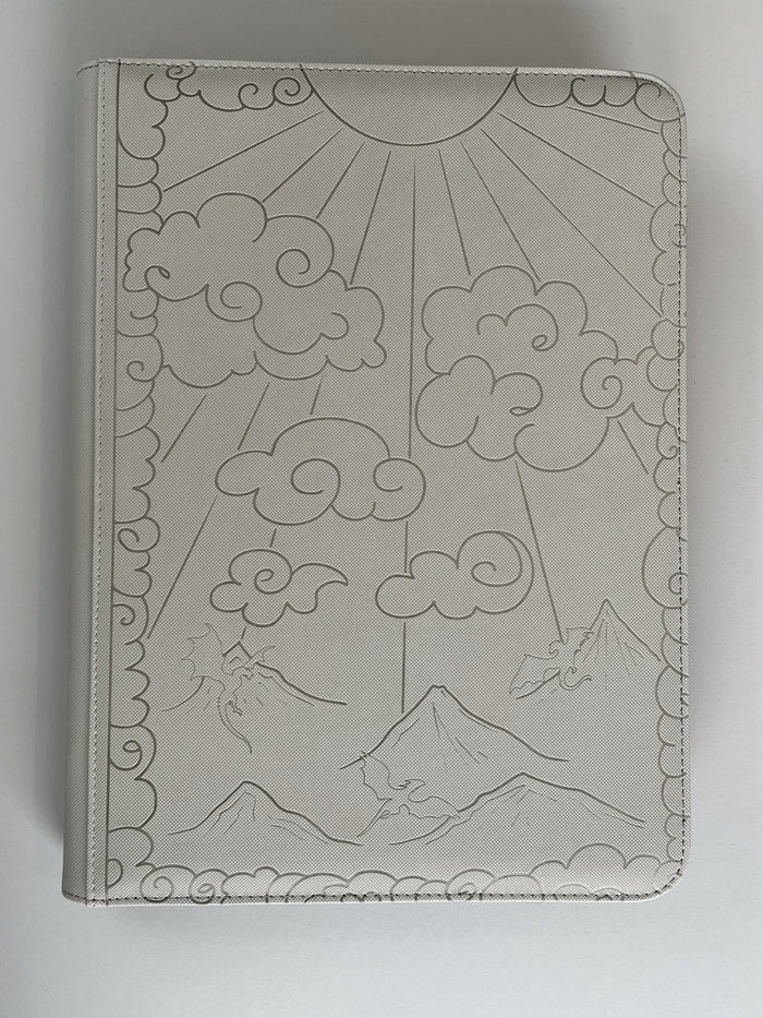 Twintraders EXCLUSIVE 9 Pocket BINDER ‘Dragon’s Descend’ Grey Colour Pokemon