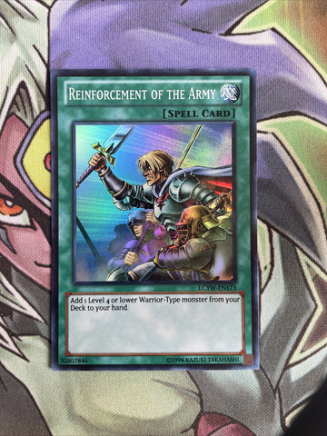 LCYW-EN173 Reinforcement Of The Army Super Rare Unl Edition NM Yugioh Card
