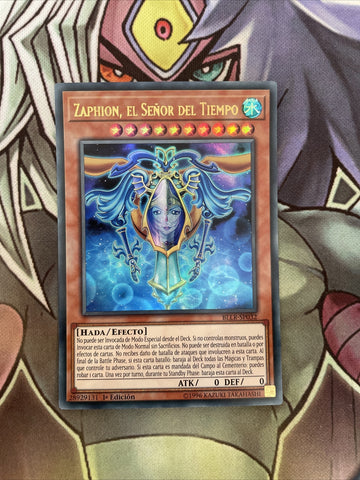 BLLR-SP032  Zaphion, The Time Lord Ultra Rare 1st Edition NM Yugioh